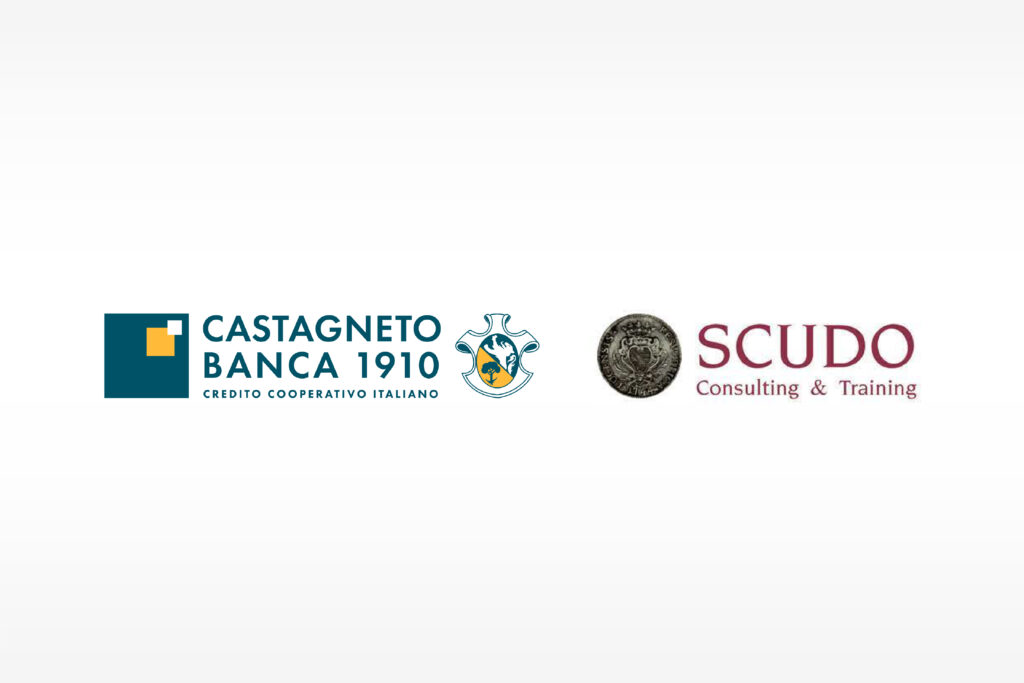 Loghi Scudo e Banca Castagneto Carducci
